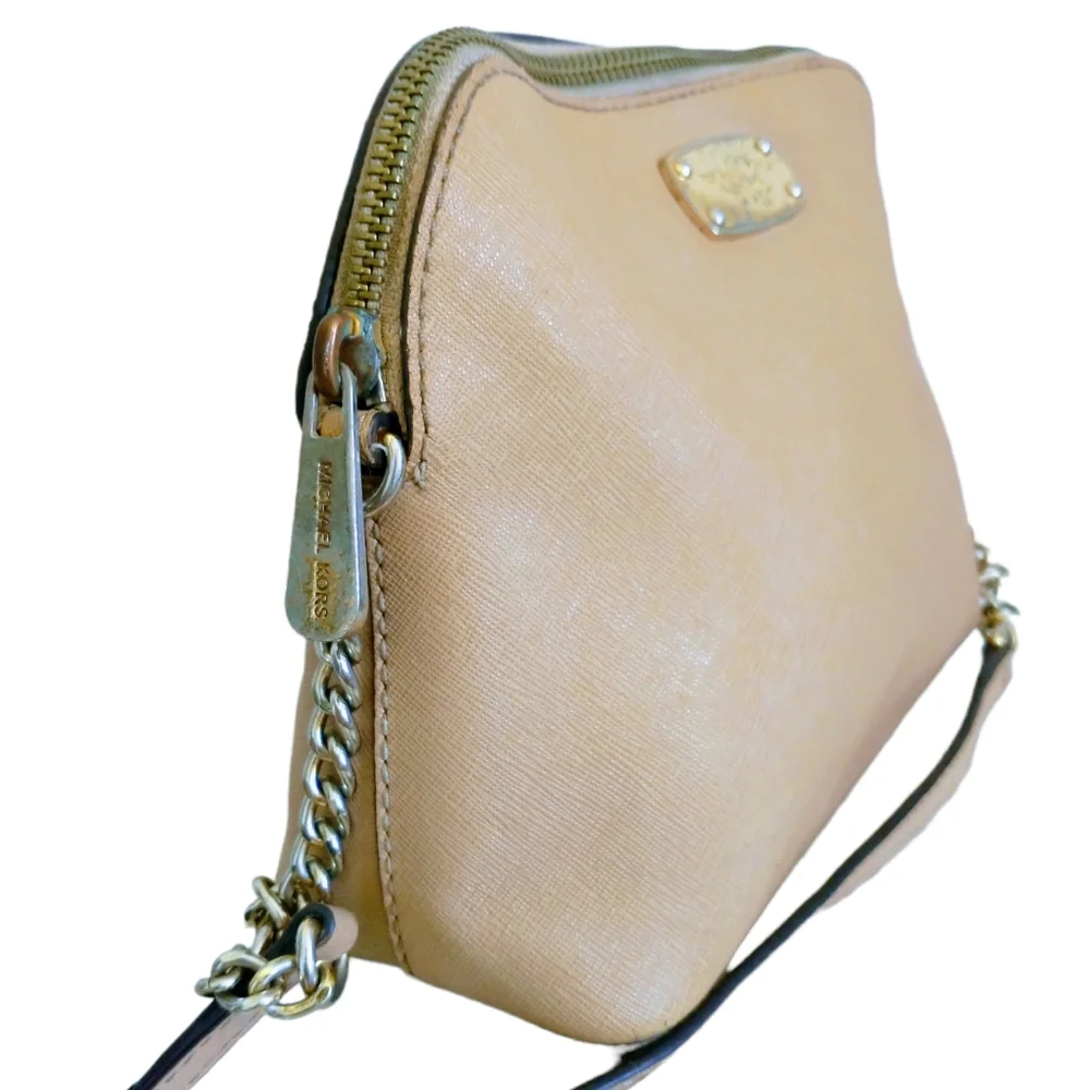 Michael Kors Cindy Dome Leather Crossbody Bag